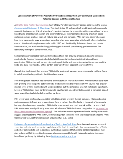 Concentrations of Polycyclic Aromatic Hydrocarbons in New York City Community Garden Soils: Potential Sources and Influential Factors