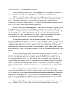 Fracking New York Times
