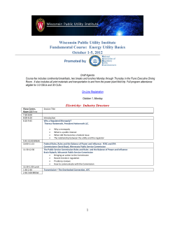 Draft Agenda
