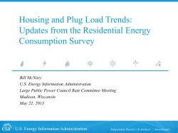 Housing and Plug Load Trends