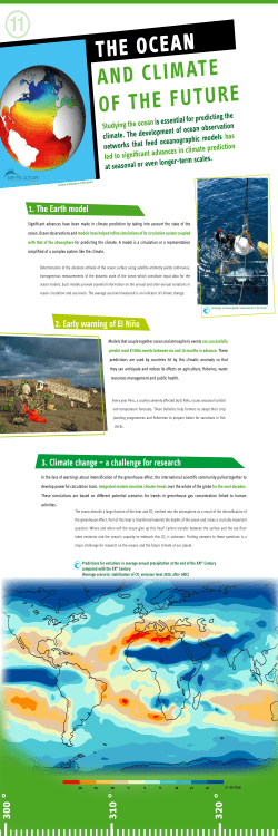 The ocean and climate of the future
