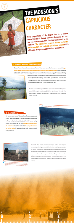 The monsoon&rsquo;s capricious character