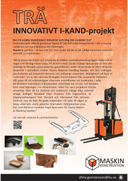Innovativa tr projekt