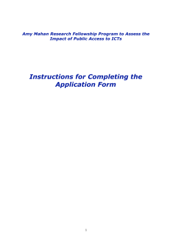 5. Applications Instructions