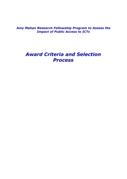 2. Criteria Selection