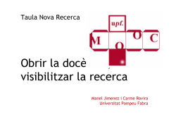 Presentaci de la Sessi