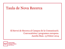 (Presentaci de la Sessi