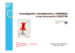 Presentaci de la Sessi