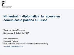 Presentaci de la Sessi )