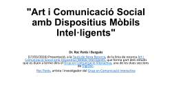 Presentaci de la sessi )