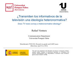 (Presentaci de la sessi )