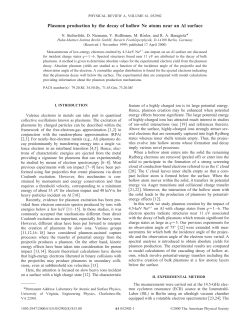 Stolterfoht plasmons..