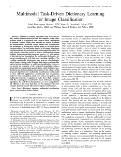Multimodal Task-Driven Dictionary Learning for Image Classification