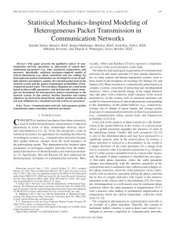 Statistical Mechanics-Inspired Modeling of Heterogeneous Packet Transmission in Communication Networks