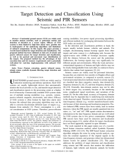 Target Detection and Classification Using Seismic and PIR Sensors