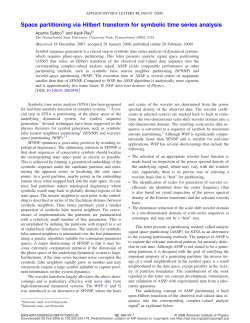 Space Partitioning via Hilbert Transform for Symbolic Time Series Analysis