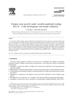 Fatigue Crack Growth under Variable-amplitude Loading: Part II - Code Development and Model Validation