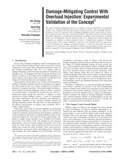Damage-Mitigating Control with Overload Injection: Experimental Validation of the Concept
