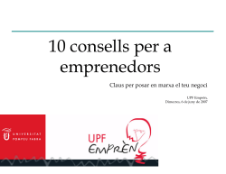 Deu consells per a emprenedors (2,08 Mb)