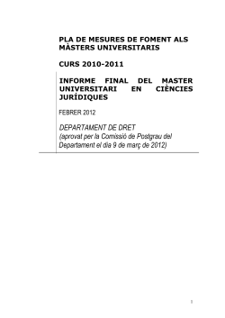 Informe seguiment 10-11