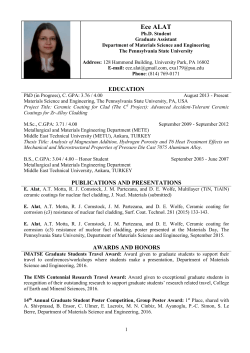 Her full resume can be viewed here
