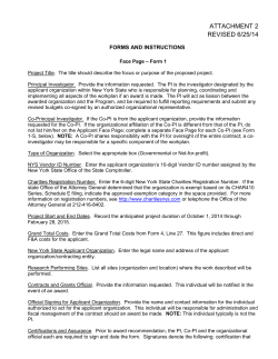 Attachment 2 Revised: Forms 1-3 and Instructions (Word)