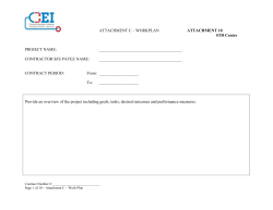 Attachment 10B: Workplan Component B - STD Center
