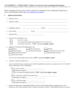 Attachment 2: Application (Fillable) - Revised, 5/1/2013