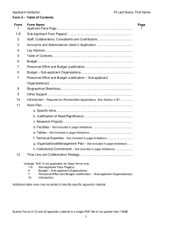 Facilities Forms 5-12