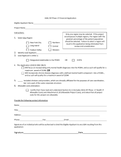 Financial Cover Page