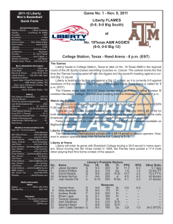 Texas A M Games Notes