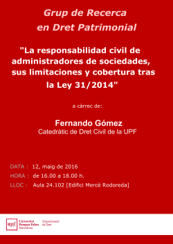 Seminari Grup Recerca Dret Patrimonial_12Maig_2016