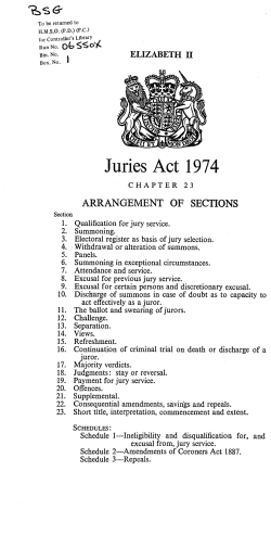 Juries Act 1974