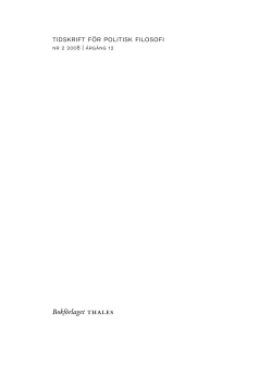 Kommunalt sj lvstyre, demokrati och individuell autonomi