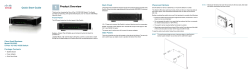 Cisco Small Business Model SD2005 5-Port 10/100/1000 Switch Quick Start Guide