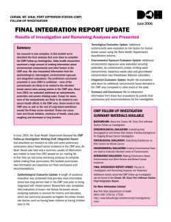 "Final Integration Report Update"