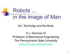 Robots ... in the image of Man