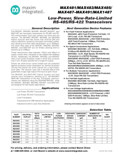 MAX485 TTL to RS-485