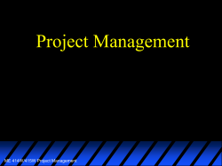 Project management