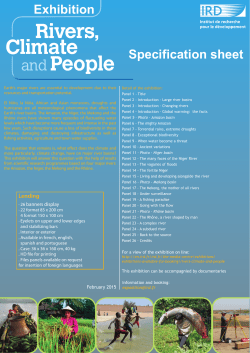 Specification sheet - Exhibition Rivers ( PDF , 2476 Ko)