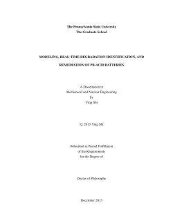 Modeling, Real-Time Degradation Identification, and Remediation of Lead-Acid Batteries