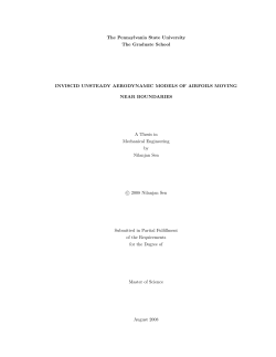 Inviscid Unsteady Aerodynamic Model of Airfoils Moving Near Boundaries