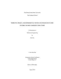 Modeling, Design, and Experimental Testing of Integrated Fluidic Flexible Matrix Composite Structures