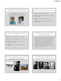 The History of Power and Politics