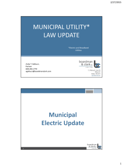 7 Anita Gallucci Municipal Utility Law Update