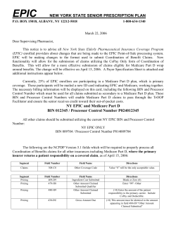 March 2006 - Provider Payer Specifications