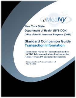 NCPDP D.0 Companion Guide