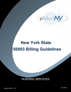Private Duty Nursing Services Billing Guidelines (PDF, 423.37KB, 63pg.)