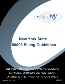 DME Billing Guidelines (PDF, 690.50KB, 62pg.)