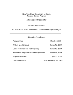 Request for Proposals